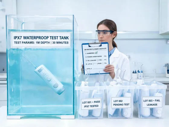 Waterproof test bench